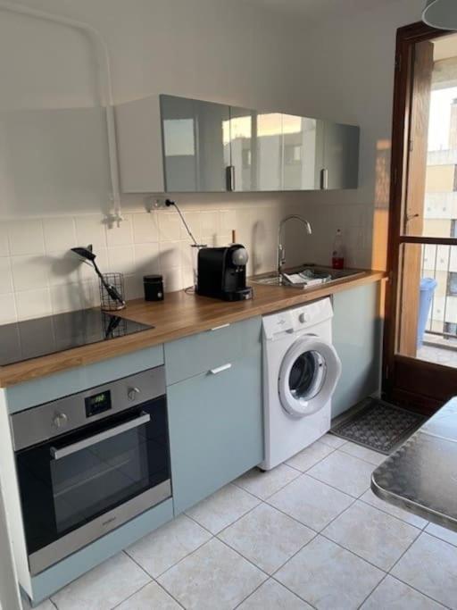 Appart T3 Proche Metro -Draps Et Serviettes Inclus Marseille Exterior photo